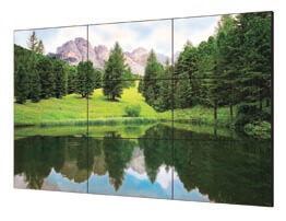 Sharp Video Wall screen slant 视讯墙