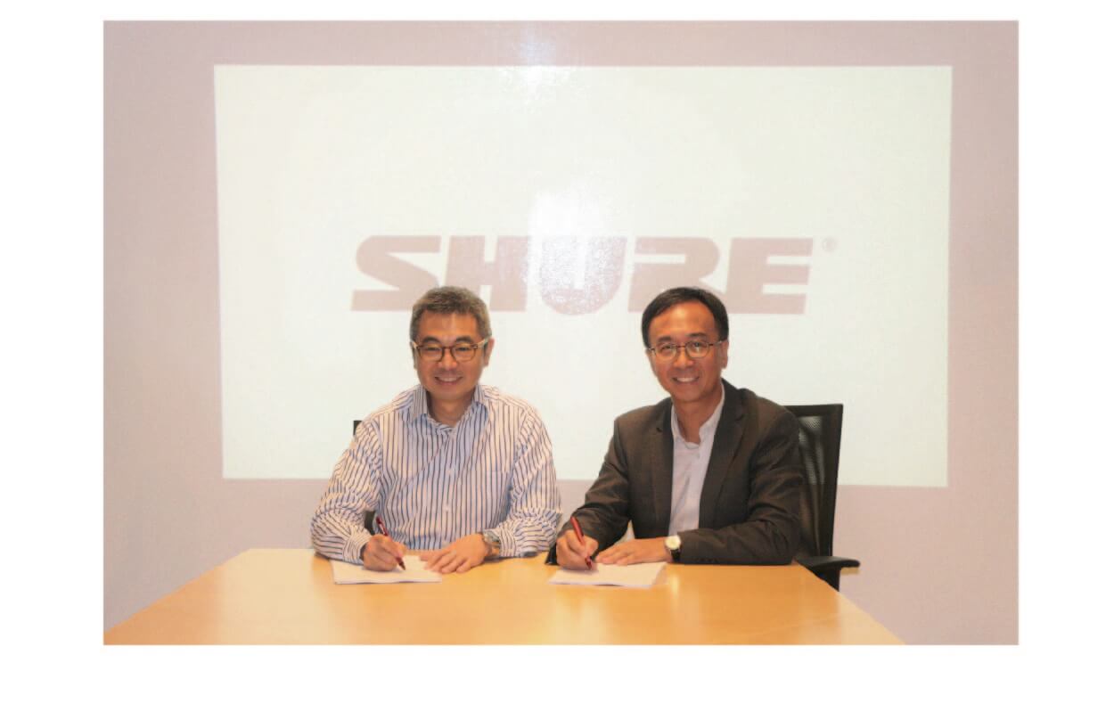 Sign with Shure 3 Partners with Shure for Refining Audio Solution