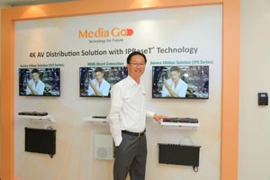 美歌开放日2017 Chairman Tony with Aurora 4K AV Distribution Solution 1 美歌开放日2017